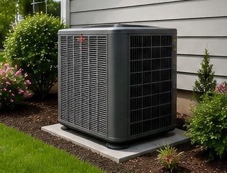 Heat pump equipment illustration