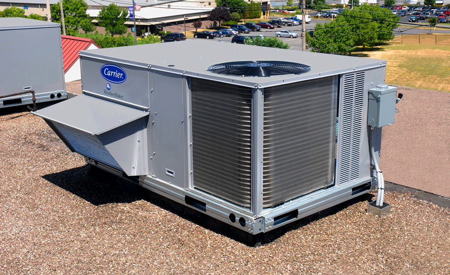 Commercial rooftop unit equipment illustration